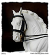 Double bridle for model horses made by Jana Skybova